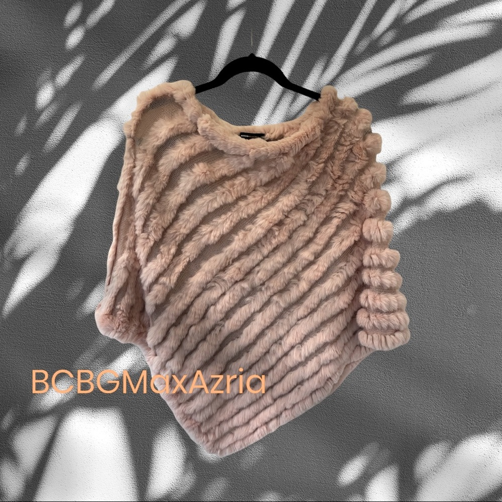 Fur Poncho by BCBGMaxAzria ✨VINTAGE🔥